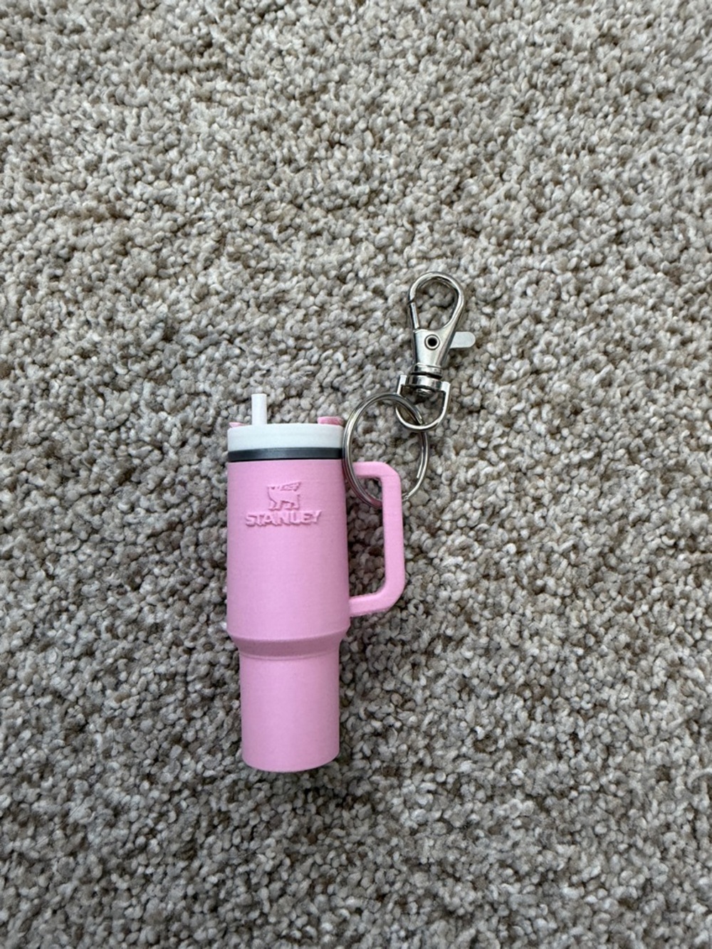 Pink Stanley Cup Keychain